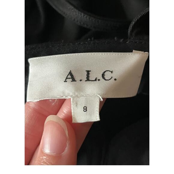 A.L.C. Dress Amelie open back lace up sleeveless midi size 8 - Picture 5 of 8